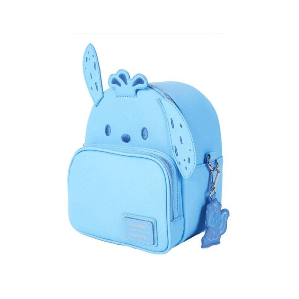 Sanrio Pochacco Cosplay Convertible Mini Backpack & Crossbody Bag Loungefly NWT - Picture 3 of 10